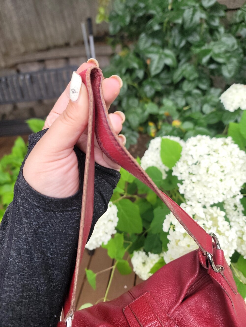 Furla Vintage Red Leather Slouchy Hobo And Dust Bag - Picture 8 of 16
